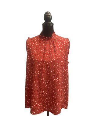 LAVISH POLKA DOT BLOUSE